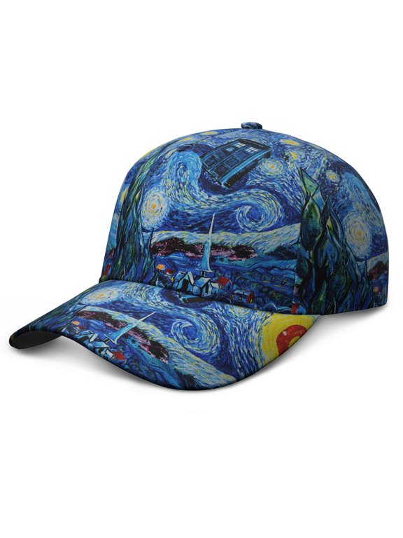 Planet Cosmos Rocket Baseball Cap Lightweight Adjustable Hat for Softball, Volleyball, Tennis, Golf Fans and Sports Lovers