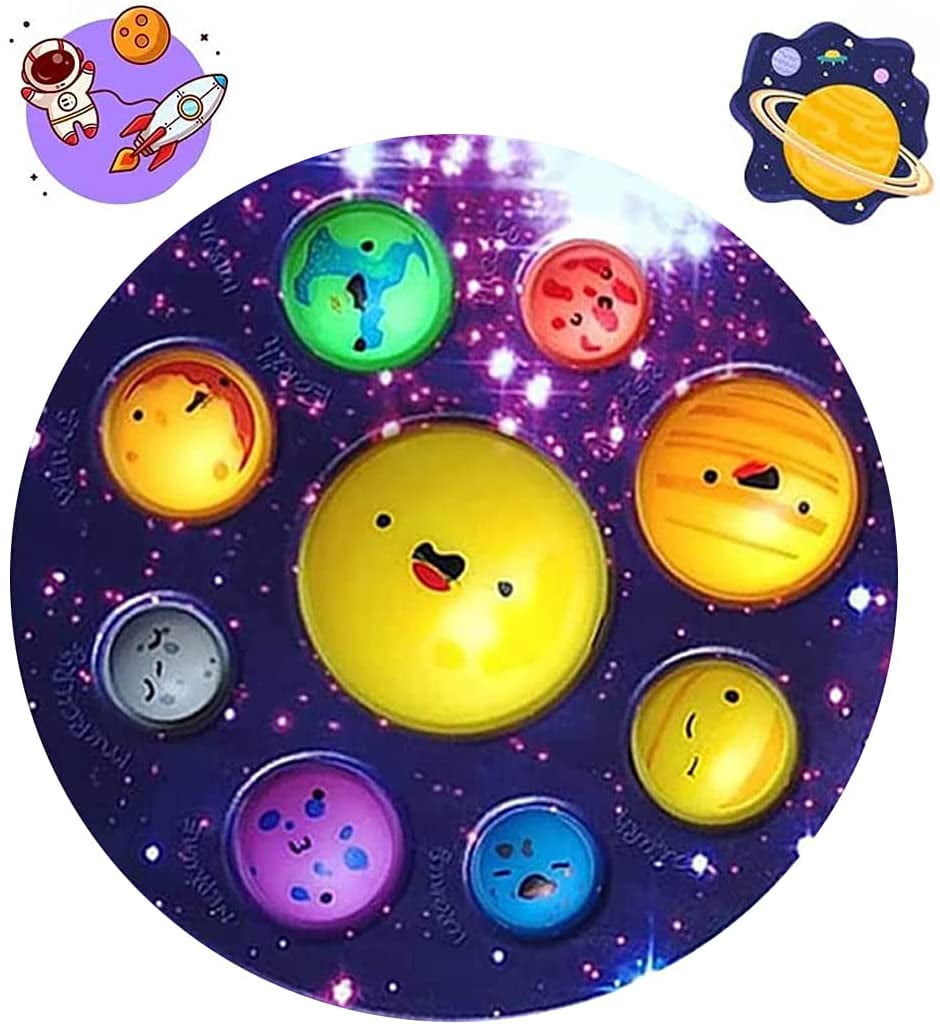 Dimple Solar System Fidget Toy for Kids Galaxy Outer Space