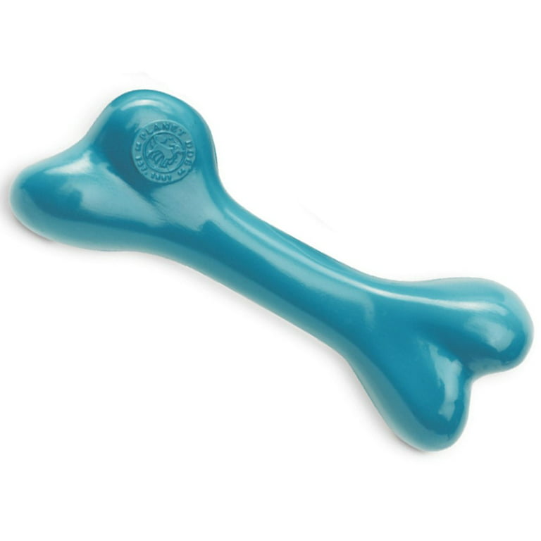Planet Dog Old Soul Bone Orbee Dog Toys, Teal, Small