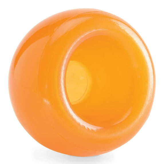 Planet Dog Orbee-Tuff Snoop Interactive Treat Dispensing Dog Toy, Orange, Large