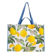 Walmart Extra-Large Reusable Shopping Bag, Grocery Tote Bag with Double Handles, Blue