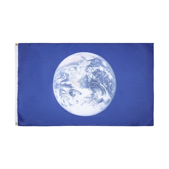 AZ Flag Planet Earth Flag 2x3 ft Terra 100D Polyester 2 Grommets 90x60 cm
