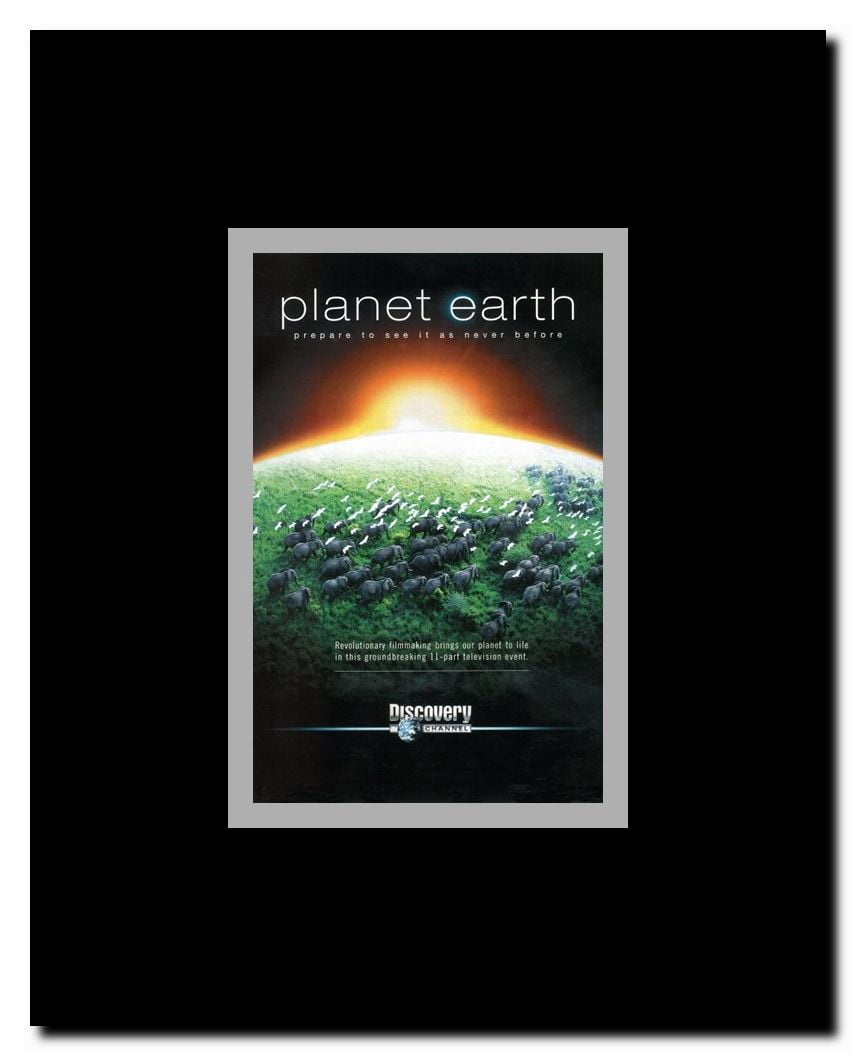 Planet Earth Framed Movie Poster