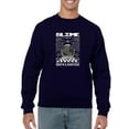 thumbnail image 1 of Planet Earth Illustration Sweatshirt Men -Image by Shutterstock, Male Medium, 1 of 4