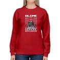 thumbnail image 1 of Planet Earth Illustration Sweatshirt Women -Image by Shutterstock, Female Medium, 1 of 4