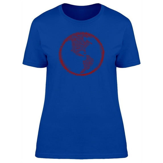 Planet Earth Love T-Shirt Women -Image by Shutterstock, Female Medium