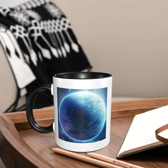 Planet Earth Mug Funny Ceramic Coffee Cups Tea Mugs Milk Cup Drinkware Gif for Woman Man
