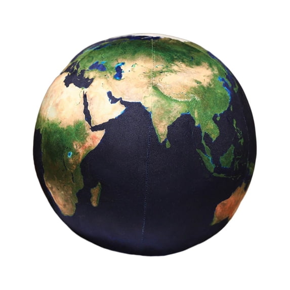Planet Earth Plush Stuffed Toy Educational Toy for Adults Toddlers Children Deep blue 17cm