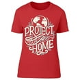 thumbnail image 1 of Planet Earth Protect Home T-Shirt Women -Image by Shutterstock, Female Medium, 1 of 4