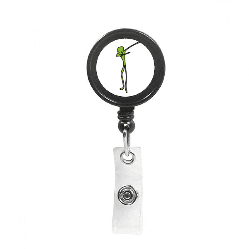 Planet Earth Universe Human Retractable Keychain Badge Holder ID Badge