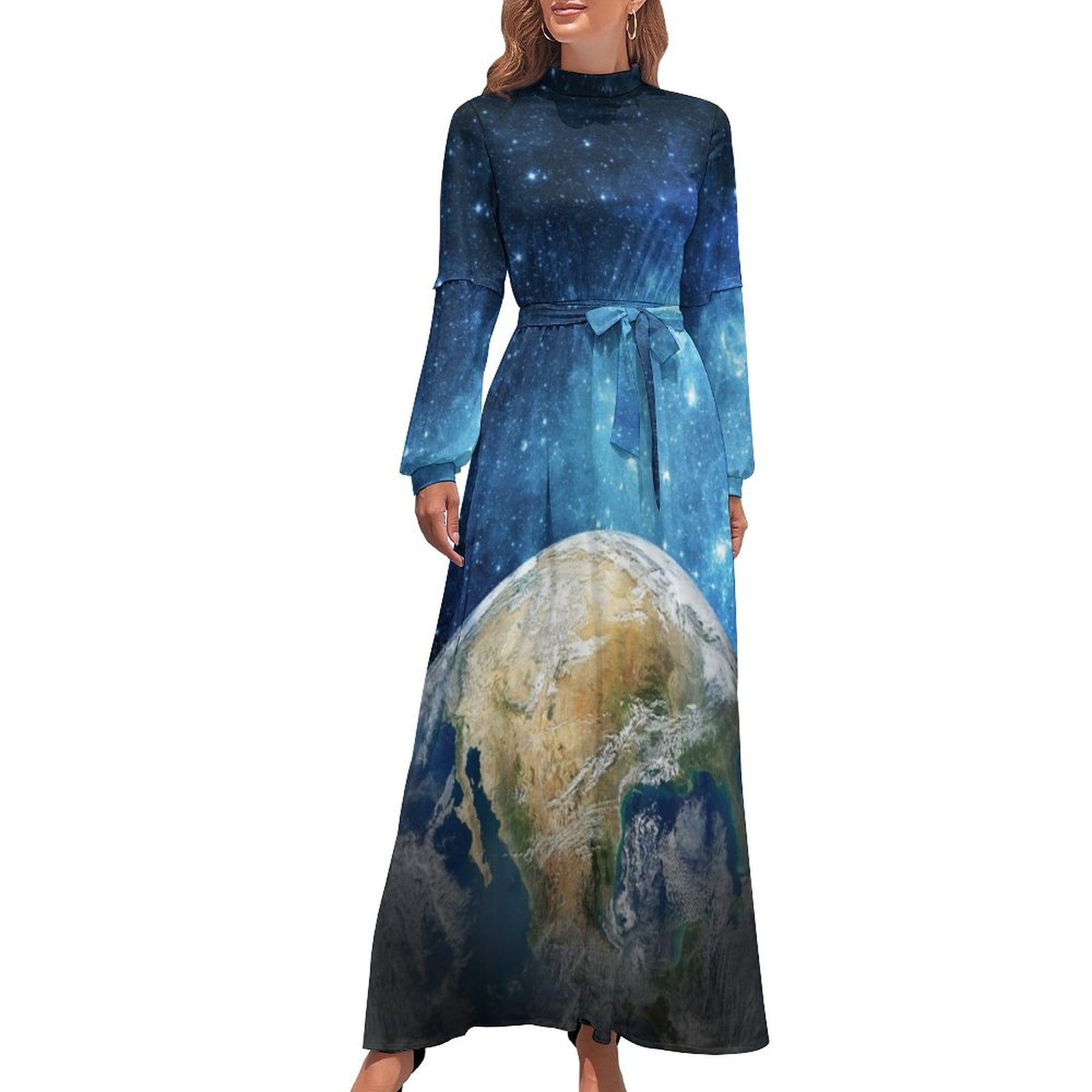 space themed homecoming dresses Tiered Sequin Glitter Sheer Corset Homecoming Dress Royal Blue / 10 main image 1