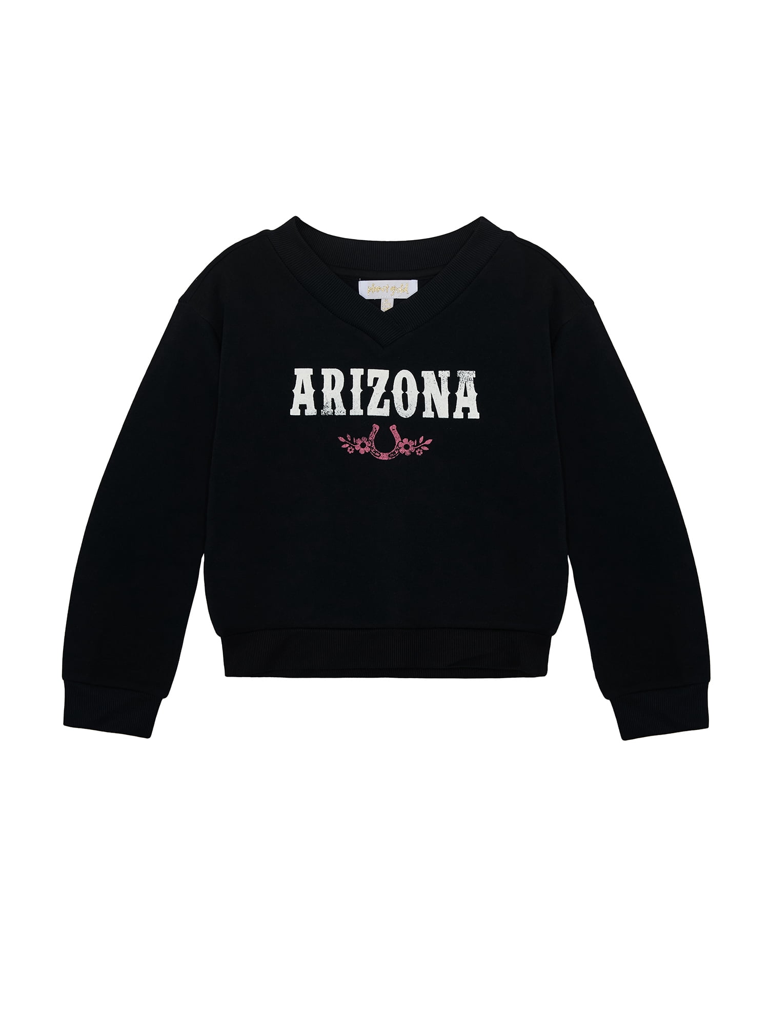 Planet Gold Girls Arizona V-Neck Sweatshirt, Sizes 4-18