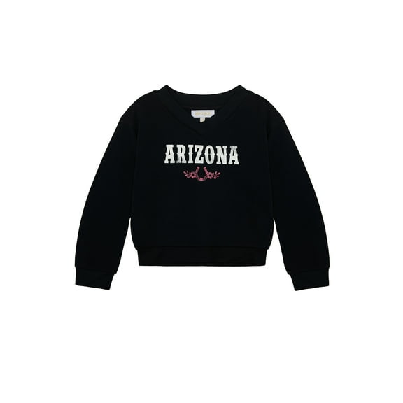 Planet Gold Girls Arizona V-Neck Sweatshirt, Sizes 4-18