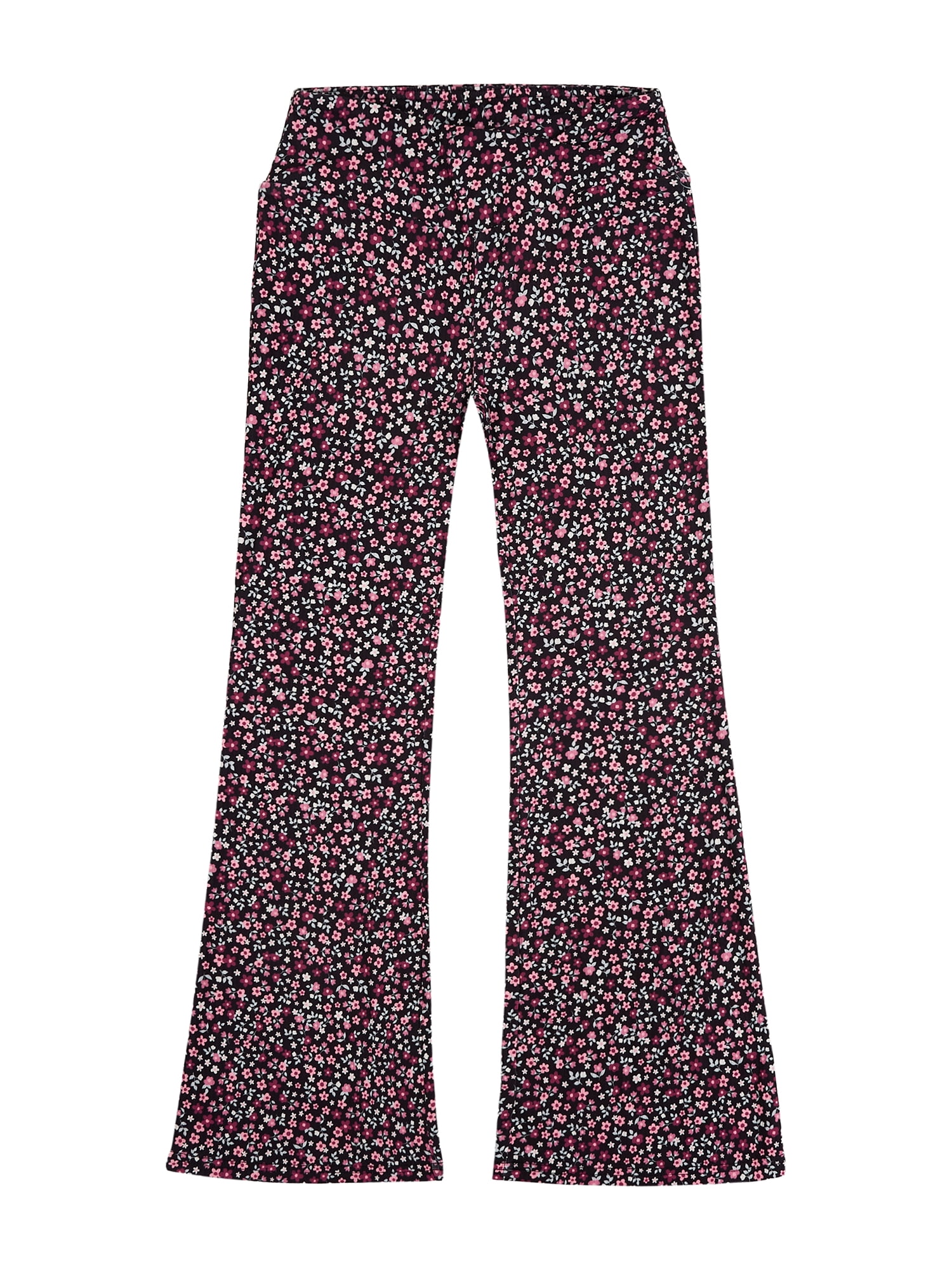 Planet Gold Girls Essential Flare Legging with Cross Waistband, Sizes 4-18