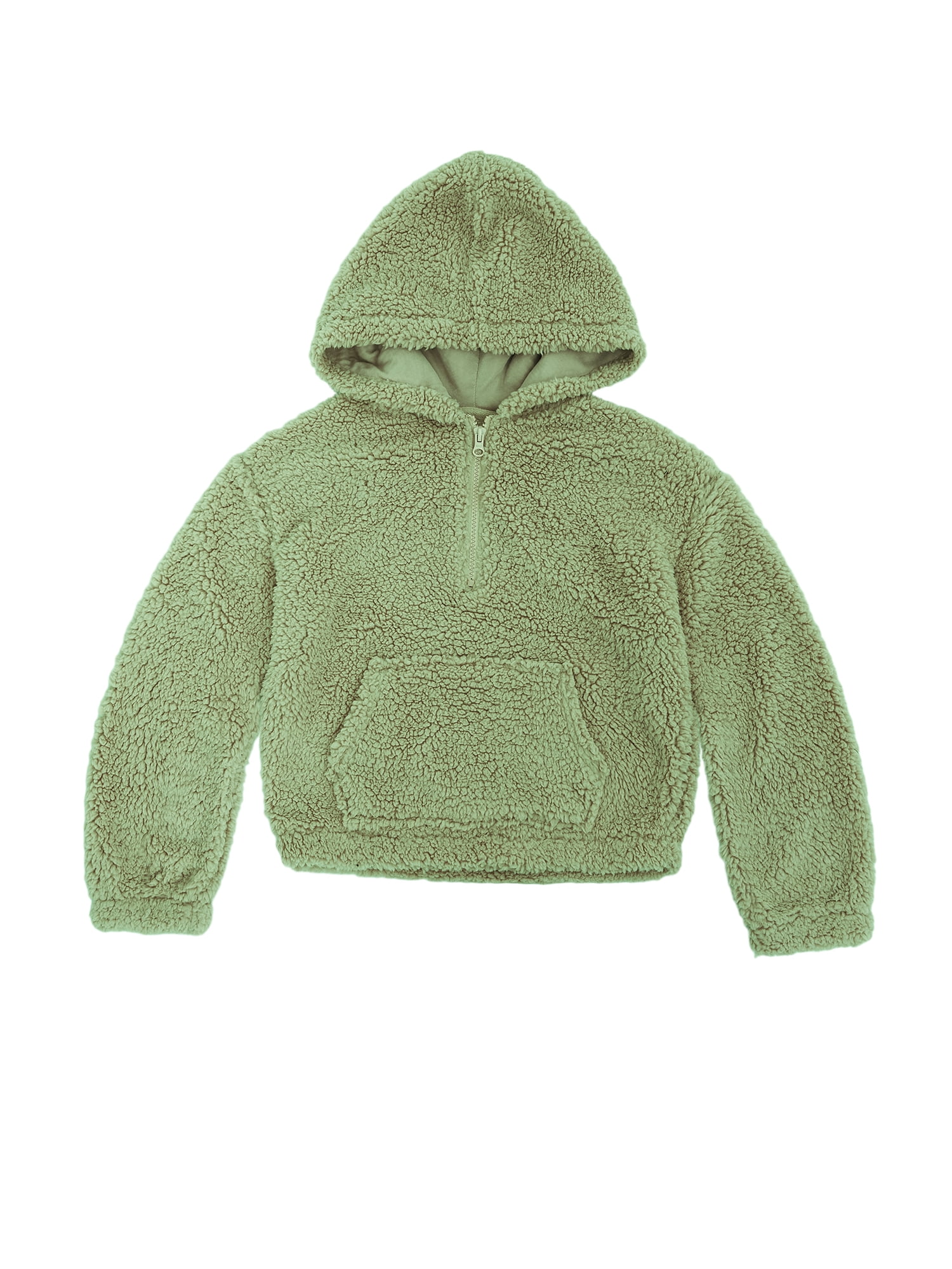 Planet Gold Girls High Pile Fleece Hoodie, Sizes 4
