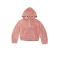 thumbnail image 1 of Planet Gold Girls High Pile Fleece Hoodie, Sizes 4-16, 1 of 4