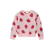 PLANET GOLD Girls Bow Print Ombre Sweater, Sizes 12M-18