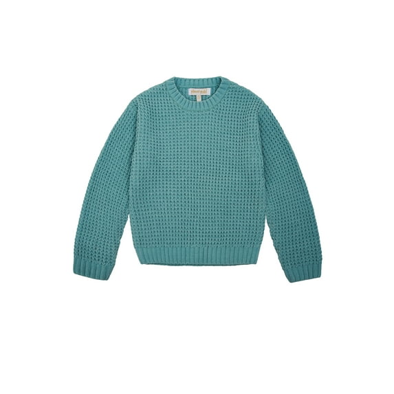 Planet Gold Girls Waffle Sweater, Sizes 4-16