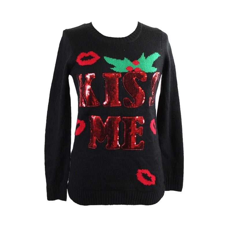 Planet gold christmas sweater discount