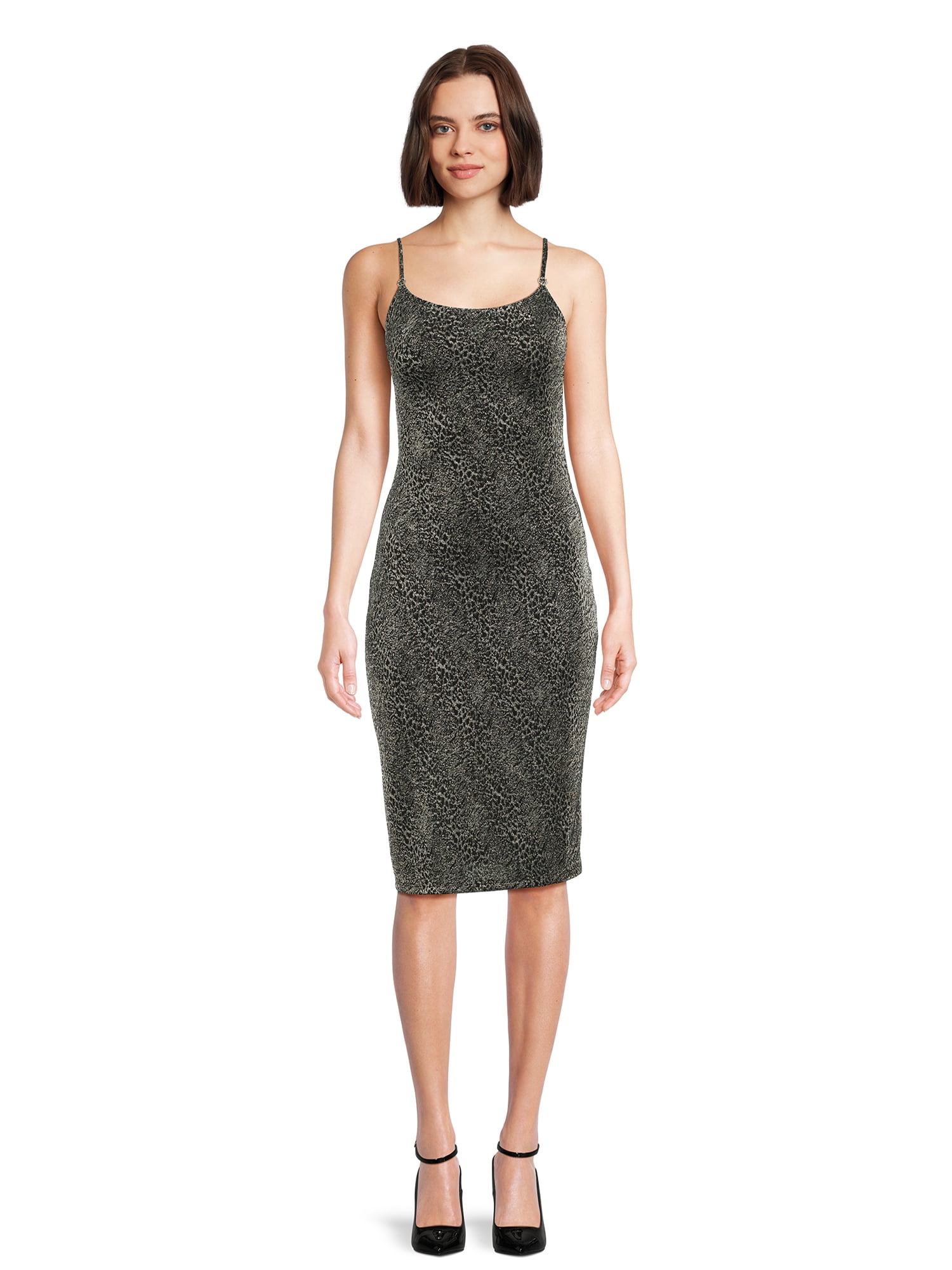 Planet Gold Juniors Metallic Midi Slip Dress Sizes XS XXXL Walmart