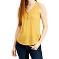 thumbnail image 1 of Planet Gold Juniors Waffle Tank Top, 1 of 1