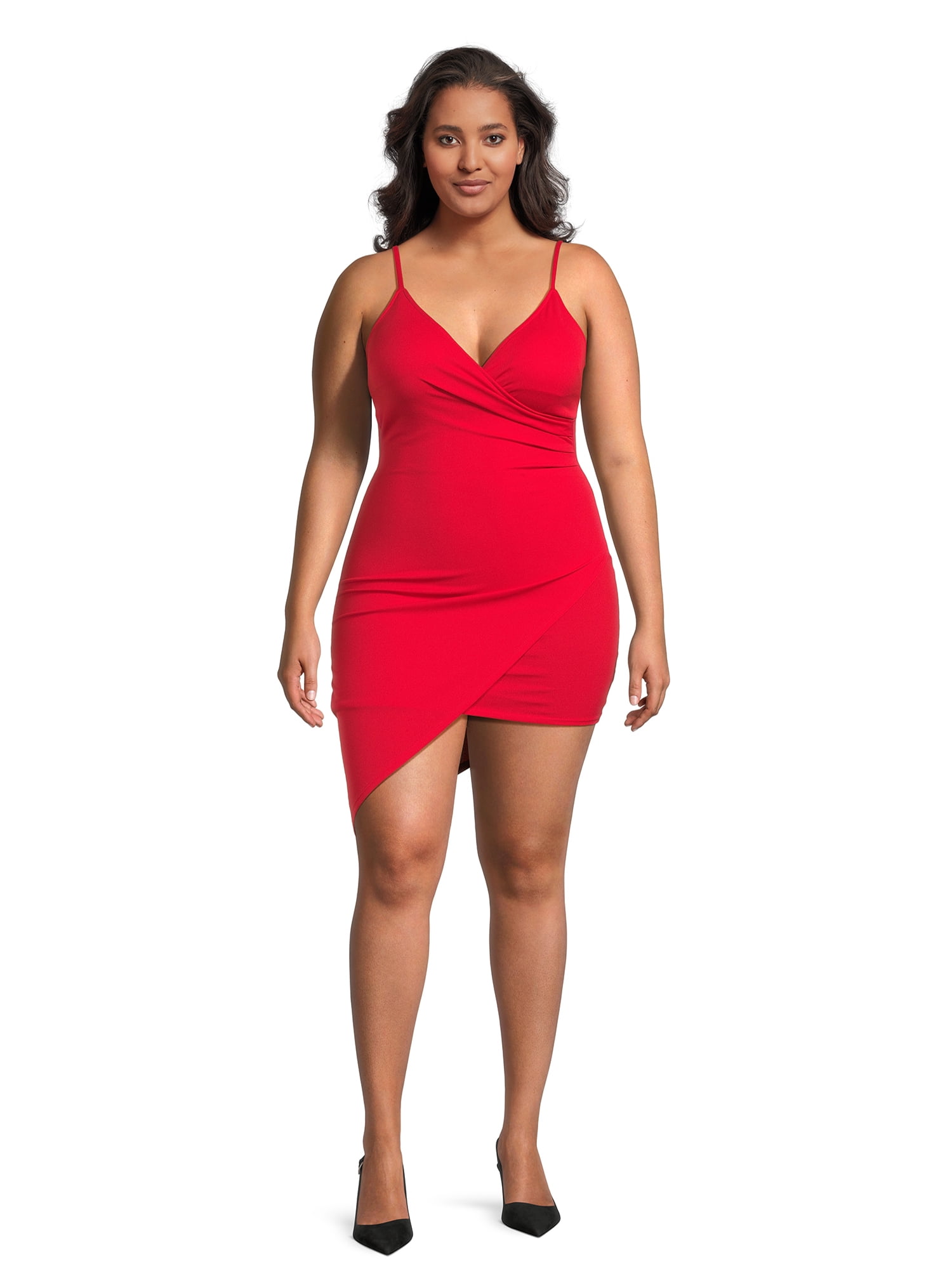 Planet Gold Big Girls Racerback Body Con Dress with Slit, Sizes 7-18 