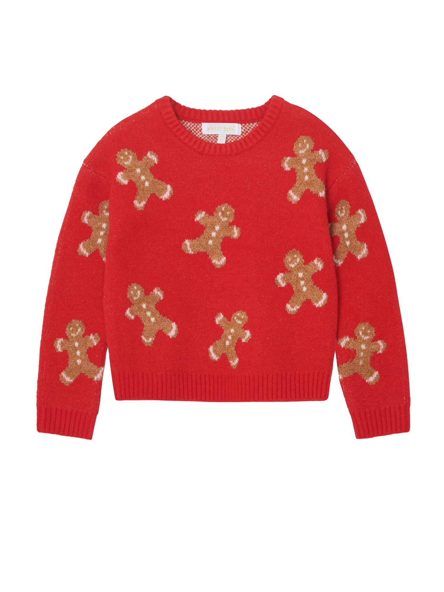 Planet Gold Girls Bow Print Ombre Sweater, Sizes 12M-18