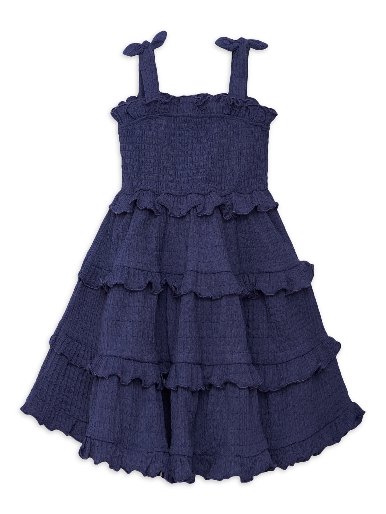 KIDS FRILL HEM TIERED DRESS 4-10 GUARDIANS OF THE SUN