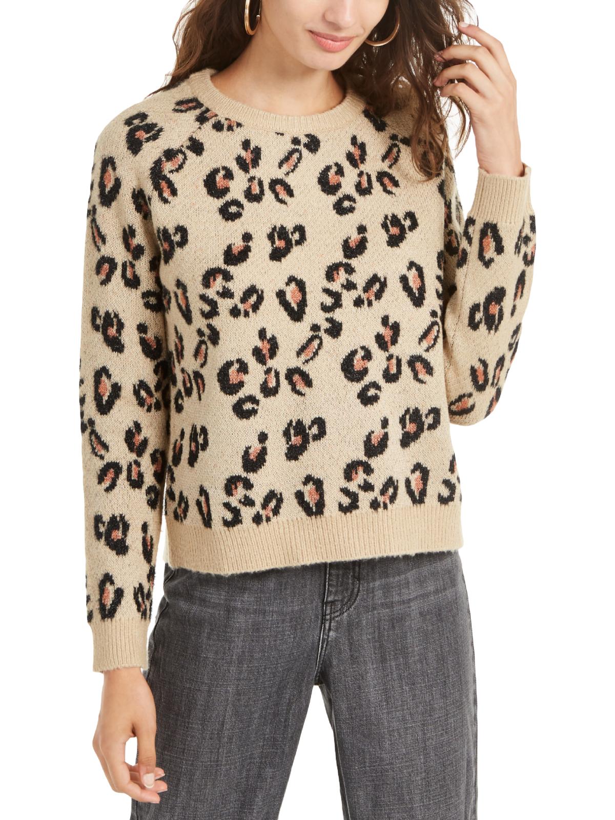 Leopard print cozy sweatshirt new arrivals