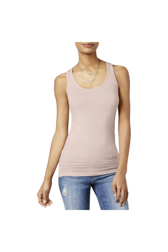 Womens Juniors Knit Stretch Tank Top