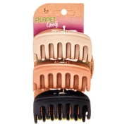 Planet Goody® Neutral Large Claw Clips, 3 CT