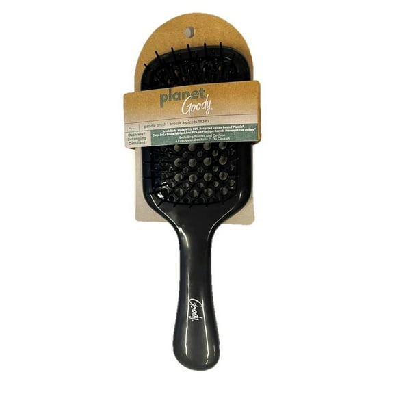 Planet Goody Ocean Rescue Vented Paddle Brush 1Ct Black