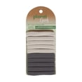 thumbnail image 1 of Planet Goody Seamless Elastics, Ponytail Holder for Thicker Hair, Black and White, 10 Ct, 1 of 5
