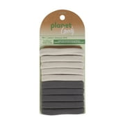 Planet Goody Seamless Hair Elastics for Thicker Hair, Black & White, 10 Count