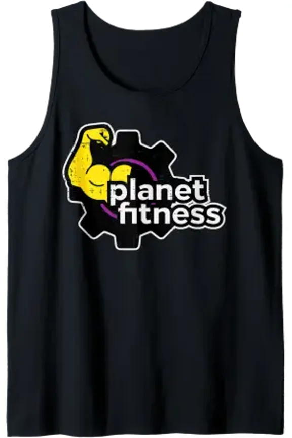 Planet Gym Fitness Bicep Workout Exercise Training Tank Top Size S-3XL