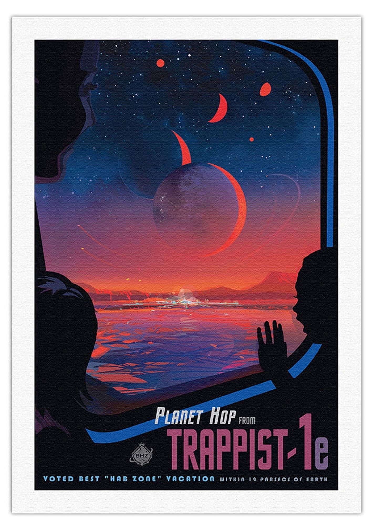 Planet Hop from Trappist-1E - Voted Best Hab Zone Vacation - NASA ...