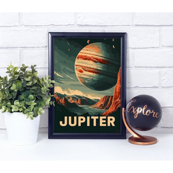 Planet Jupiter Poster Print Wall Décor