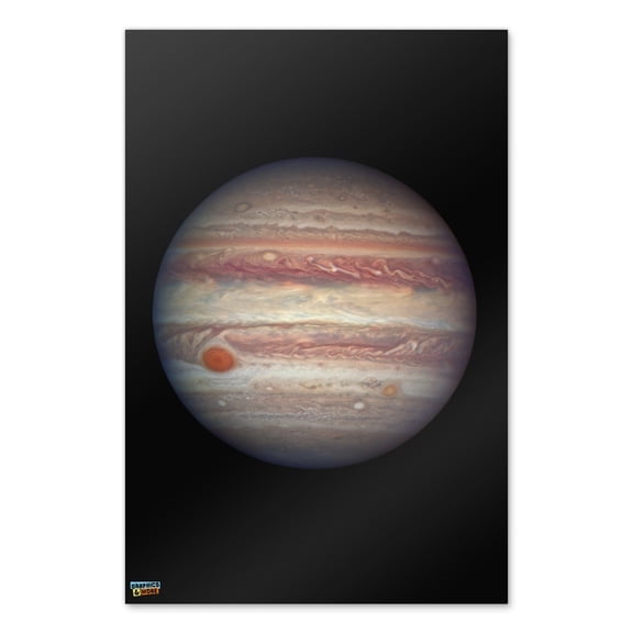 Planet Jupiter Solar System Home Business Office Sign - Poster - 24" x 36" (61cm x 91cm)