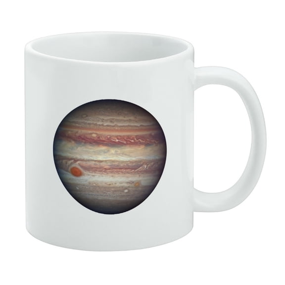 Planet Jupiter Solar System White Mug
