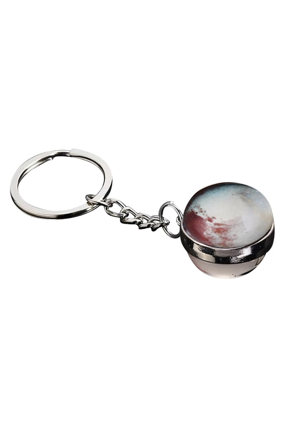 Planet Moon Galaxy Keychain, Time Gemstone Starry Sky Pendant, Creative Universe-Themed Key Ring for Bags & Keys