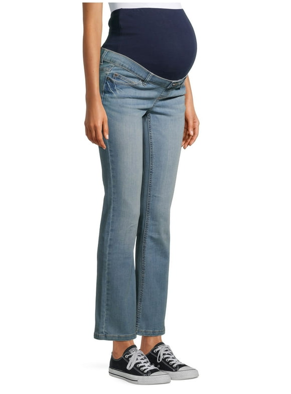 Planet Motherhood Maternity Women's Bootcut Jeans with Full Panel (Women's and Women's Plus)
