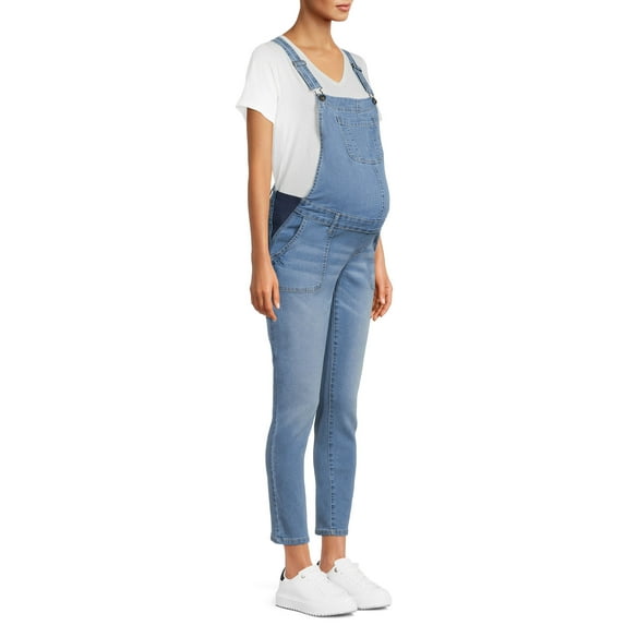 Planet Motherhood Maternity Women's Overalls with Side Panel