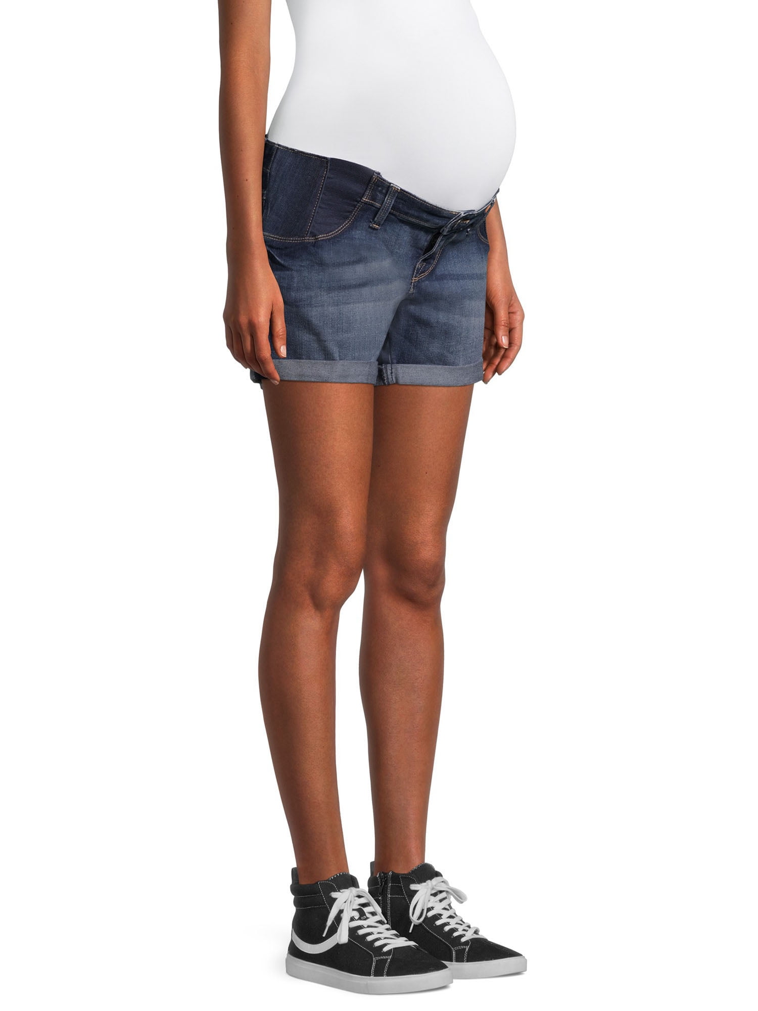 Motherhood Maternity Women's Shorts with Side Panel