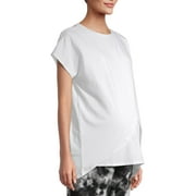 Planet Motherhood Maternity Women's T-shirt with Tulip Bottom