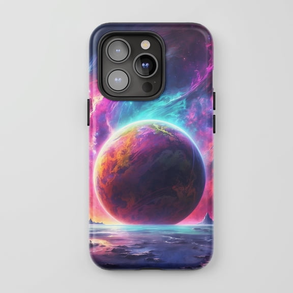 Planet Nebula Design for All iPhone Series Tough Phone Case