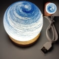 thumbnail image 1 of Planet Night Light, Glass Ball Dreamy Planet Lampshades, Home Decor, Creative and Romantic Gift Birthday Gift, 1 of 5