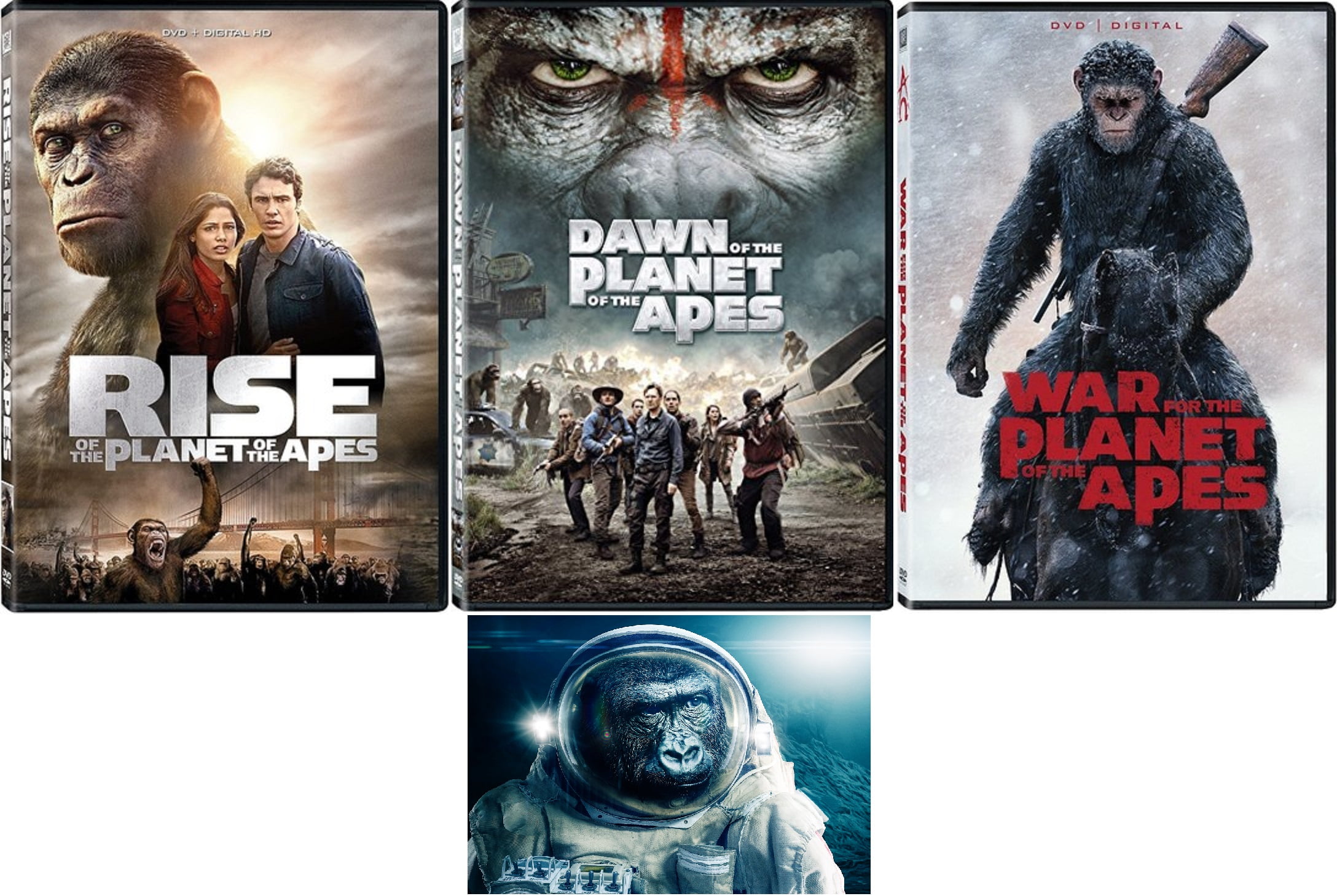 Rise Of The Planet Of The Apes Trilogy
