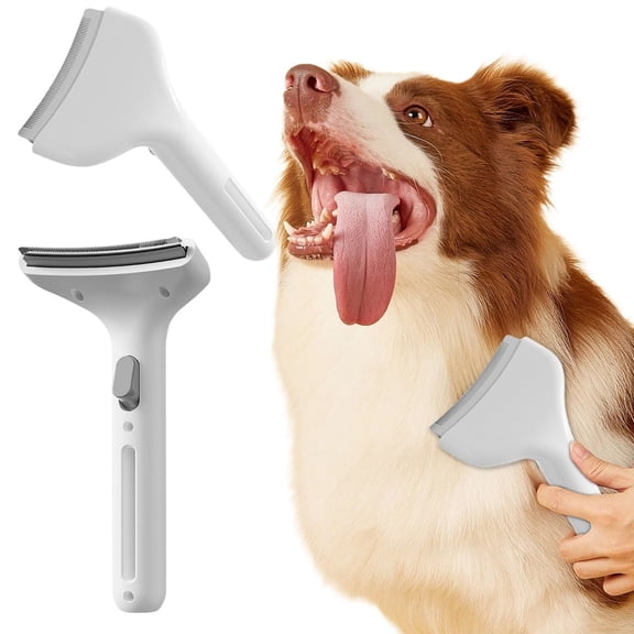 Planet Original Pet Grooming Rake - Double-Sided Deshedding Dematting Tool, Undercoat Rake for Dogs & Cats, Extra-Wide Dog Grooming Brush & Deshedder Comb for Long Hair, Reduces Shedding 95%