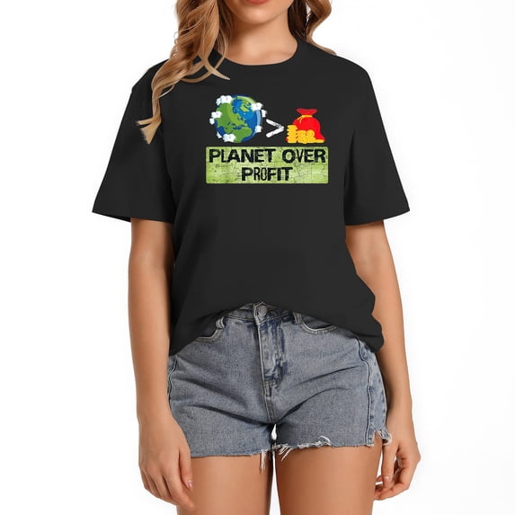 Planet Over Profit Earth Day 2019 T-Shirt