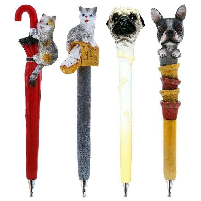 Dog Lovers Multicolor Pen Set | 5 Funny Pens Packaged for Gifting | Dogs >  People, Dogs Are Cheaper Than Therapy